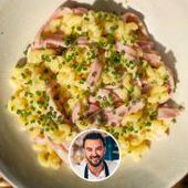 Risotto de coquillettes au jambon de Cyril Lignac - Mes Meilleures Recettes Faciles