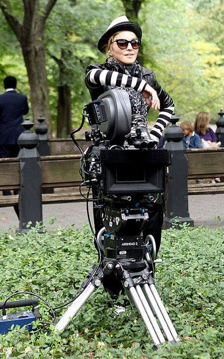 Madonna on the set of ''W.E.'' in Central Park, NY - September 17, 2010