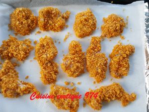 CROQUETTES DE POULET PANEES AU CHIPS