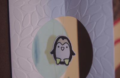 carte pivotante pingouin