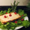 Mousse de poisson au coulis de tomates (Fish Mousse with tomato coulis)