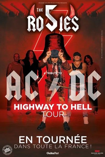 Rosies Cigale tournée pour Highway Hell Tour hommage ACDC