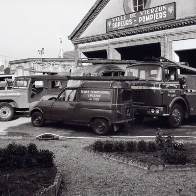 Quand la caserne des pompiers était sur l'île du Cher