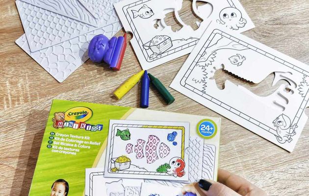Éveillez la créativité de votre enfant avec le kit de coloriage en relief Crayola