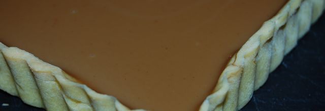 Tarte au chocolat, miroir au café