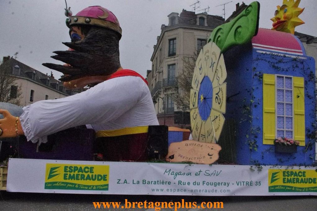 Ce dimanche 24 mars, se déroulait, le 54ème Carnaval des Gais Lurons, de Vitré (35)
