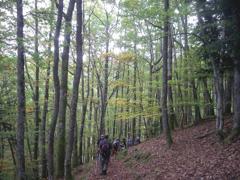 C'était en octobre, avec les randonneurs