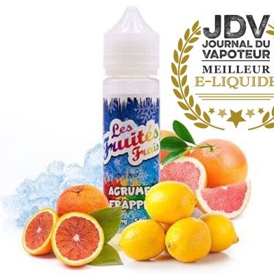 Test - Eliquide - Agrumes Frappés gamme Les Fruités Frais de chez Green Vapes