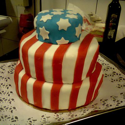 Wedding cake "USA"