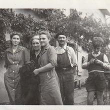 Famille Guillaume Vigneron. Septembre 1946