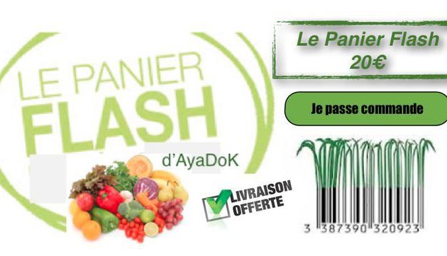 Le Panier Flash 20€ http://t.co/r7pKi2AWrA
