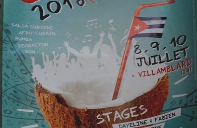 Villamblard du 8 au 10 juillet 2016: stages, soirées, salsa