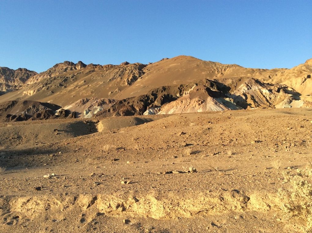 Unbehebe crater et Artist Road - La palette...