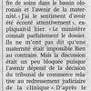 La maire au ministère de la santé (Sud-Ouest et la République du 23/10/2008)