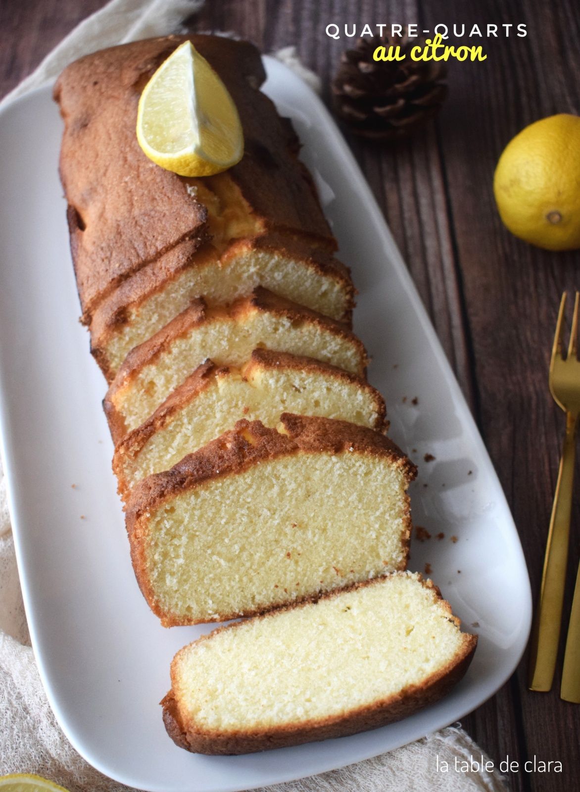 Quatre-quarts citron