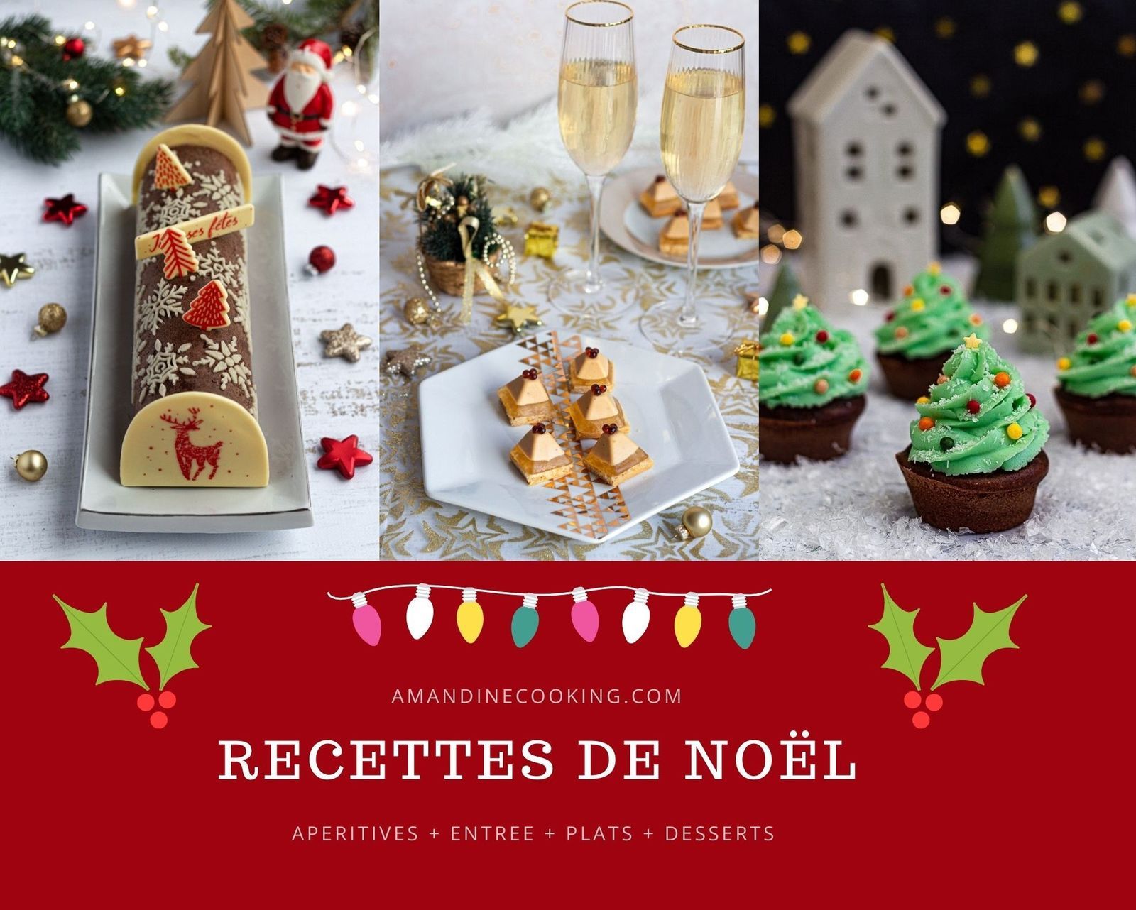 Apéro de Noël 2023 : recettes festives, faciles et originales