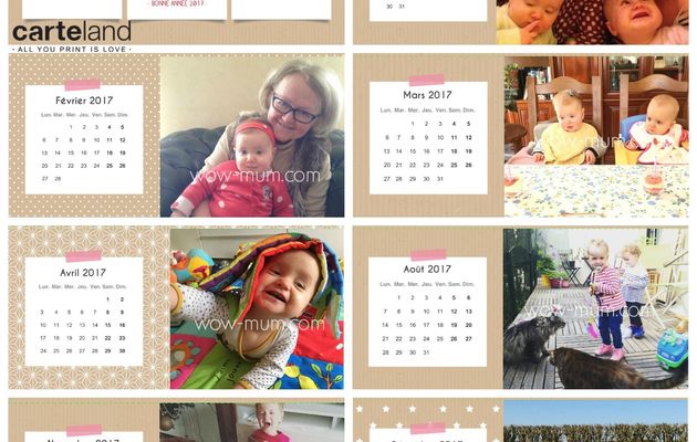 Testé & approuvé : le calendrier @Carteland {ConcoursAVenir}