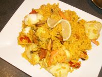 paella au poisson