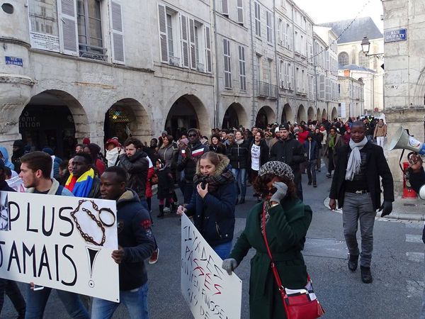 Par centaines à La Rochelle contre l'esclavage