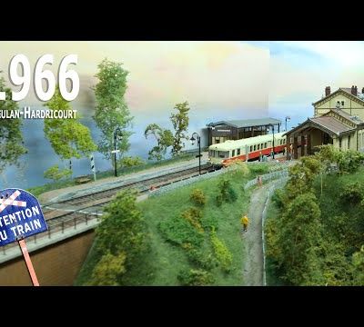 La gare de Meulan-Hardricourt en 1966 en miniature