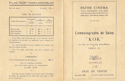 Tarif Pathé KOK