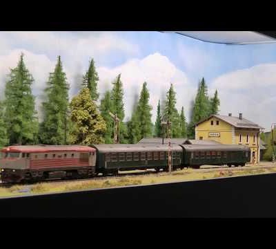 Le module "Le Travail Perstejn  " pendant l'exposition à Ontrax En 2018