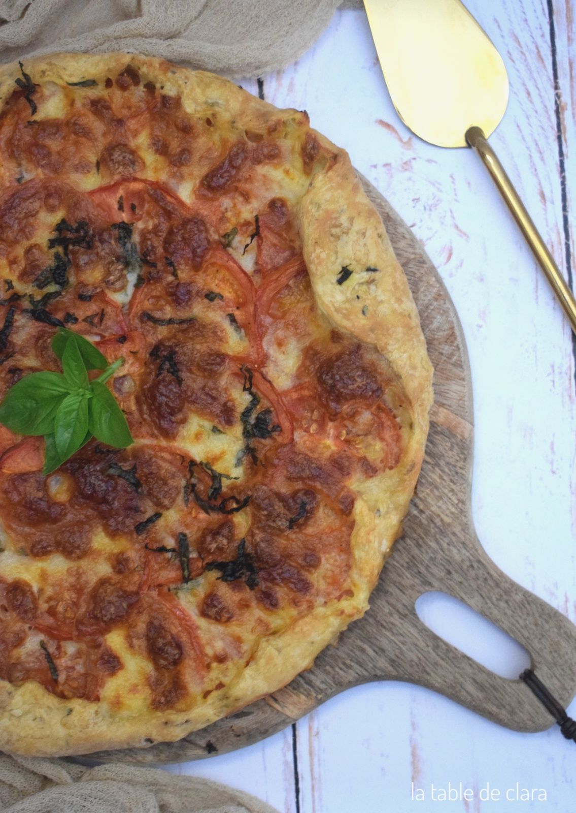 Tarte tomates mozzarella