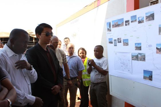 Vendredi 12 octobre 2012. Le Président Andry Rajoelina : première visite dans la Région Itasy (Soavinandriana, Analavory, Ampefy).