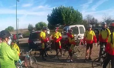 Une sortie vélo enflammée