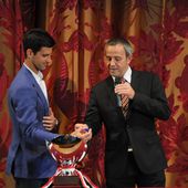 Cerimonia del sorteggio con Novak Djokovic e Boris Beker del Monte Carlo Rolex Masters -  ROYAL MONACO RIVIERA