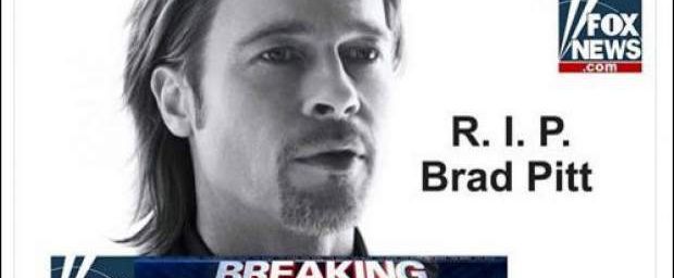 Usan la falsa muerte de Brad Pitt para introducir un virus en los ordenadores