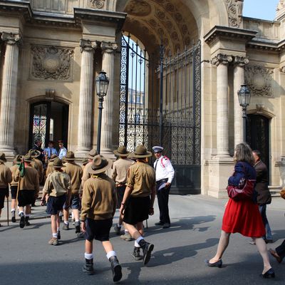 Les Scouts Sant Jordi à l'Élysée