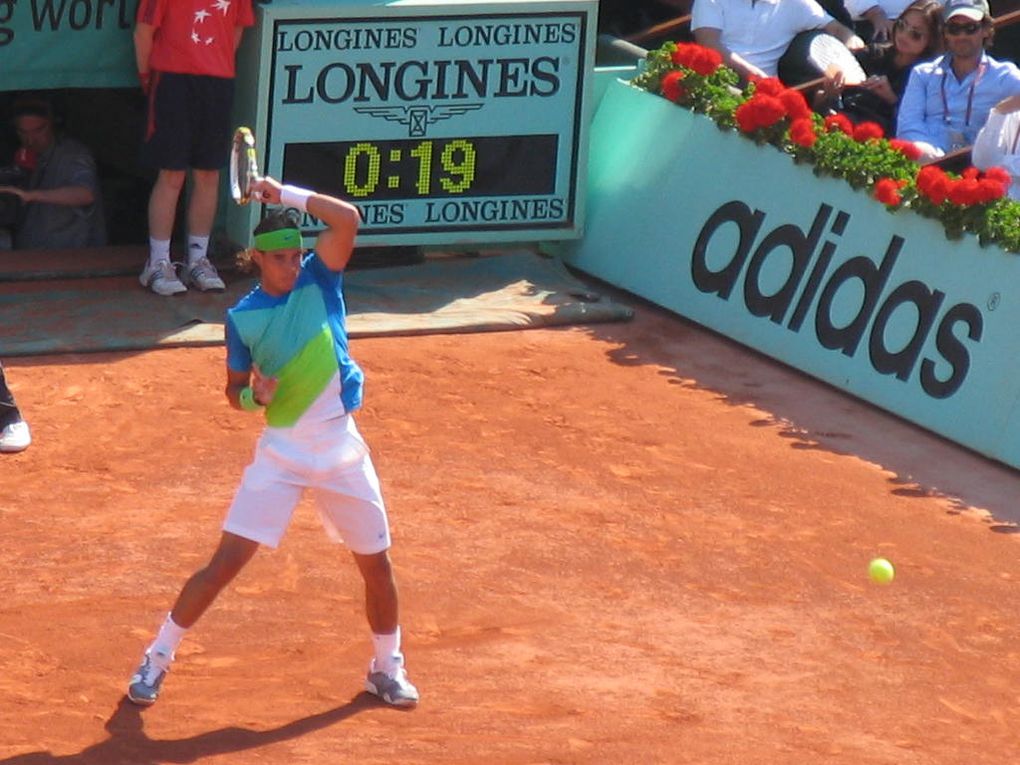 Photos prises lors des demi-finales Soderling-Berdych et Nadal-Melzer à Roland Garros 2010.