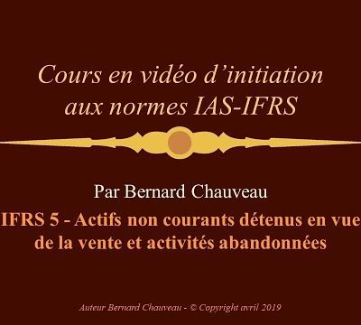 IFRS 5 - ACTIFS NON COURANTS DETENUS POUR LA VENTE ET ACTIVITES ABANDONNEES