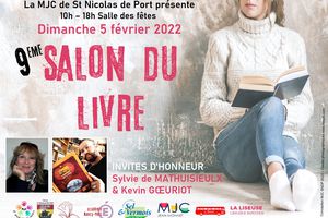 9e SALON DU LIVRE de SAINT-NICOLAS-DE-PORT (54), dimanche 5 février 2023