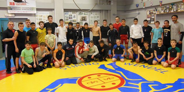 L'équipe de France cadets de lutte libre en Lorraine