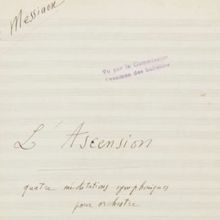 Olivier Messiaen à Ambert, Neussargues et Vichy en Auvergne