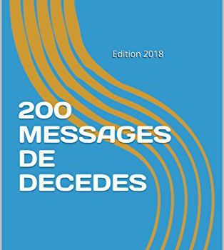 200 MESSAGES DE DECEDES - Henri DEJEAN 