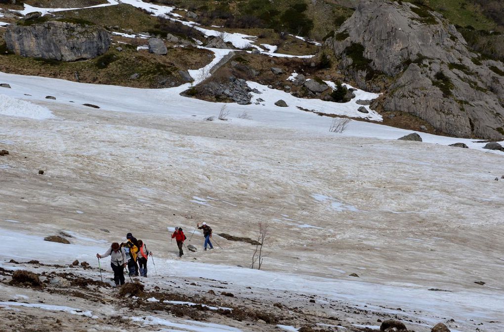 Deuxième jour : vers le lac Jovet. puis : sous le Tré de la Tête.