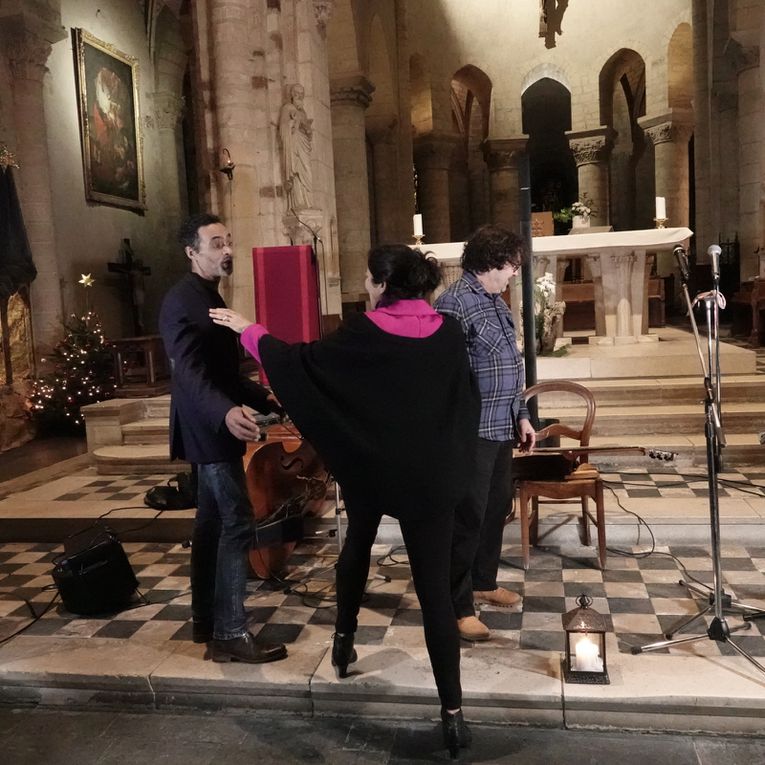 ALBA HACA TRIO (JOELLE CARMONA + OLIVIER CAHOURS + OLIVIER DUPUIS) - EGLISE DU PRE - 10 DECEMBRE 2023