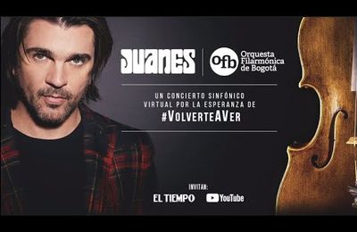 Pour la première fois, Juanes et l'Orchestre philharmonique de Bogota ensemble, dans un concert symphonique virtuel pour l'espoir