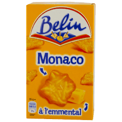 Crackers Belin Monaco, international delivery