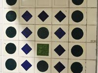 La mosaïque Paris-Lisbonne  au métro Champs-Elysées-Clémenceau