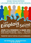 "Les Emplois en Seine" auront lieu les 13 et 14 Mars 2014 à Rouen