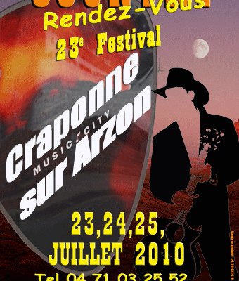 23ème FESTIVAL DE CRAPONNE, la programmation