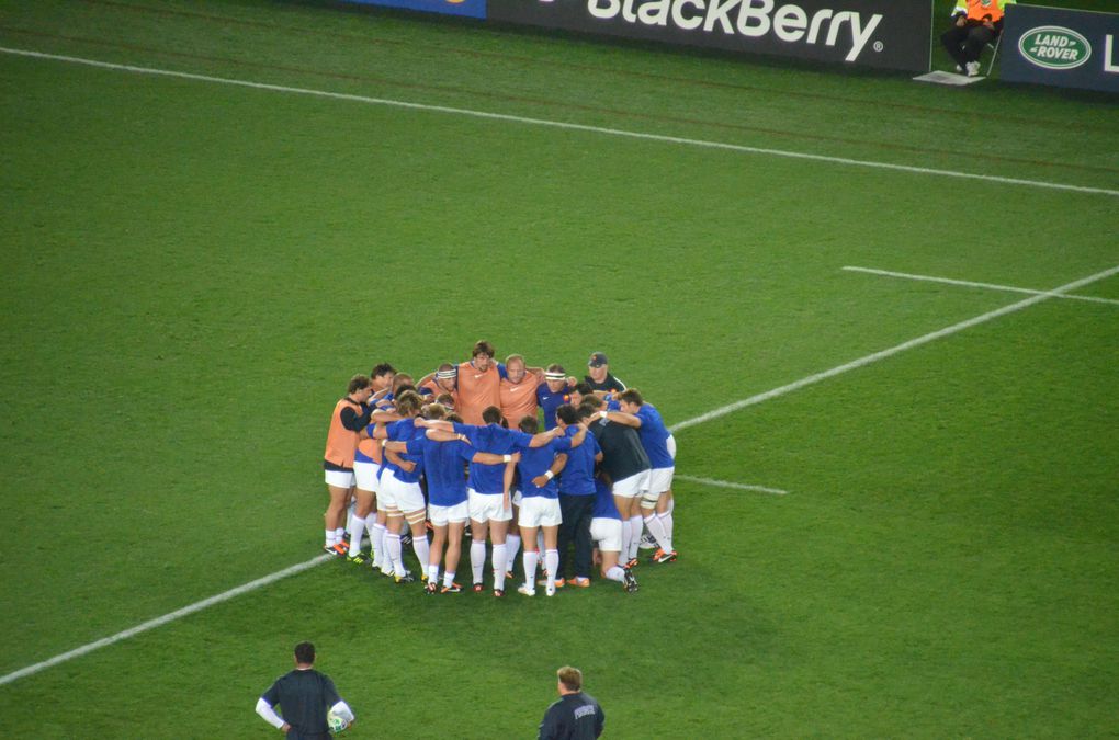 veille du match et jour du match France/Nouvelle Zélande.