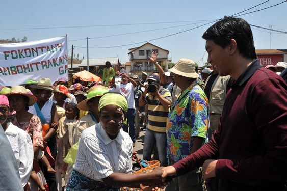 Vendredi 12 octobre 2012. Le Président Andry Rajoelina : première visite dans la Région Itasy (Soavinandriana, Analavory, Ampefy).