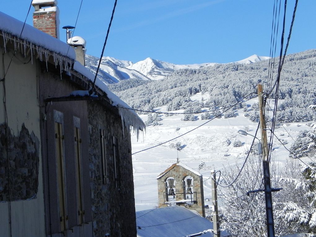 Neige, ciel bleu et Soleil !