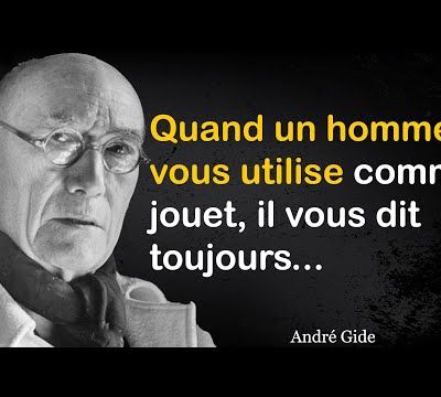 Les phrases exactes de André Gide qui font réfléchir | Pensées sages
