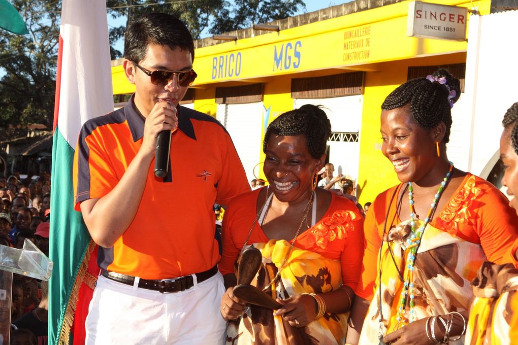 Le Président Andry Rajoelina a procédé à l'inauguration officielle des travaux d'extension de l'aéroport international de Fascène.